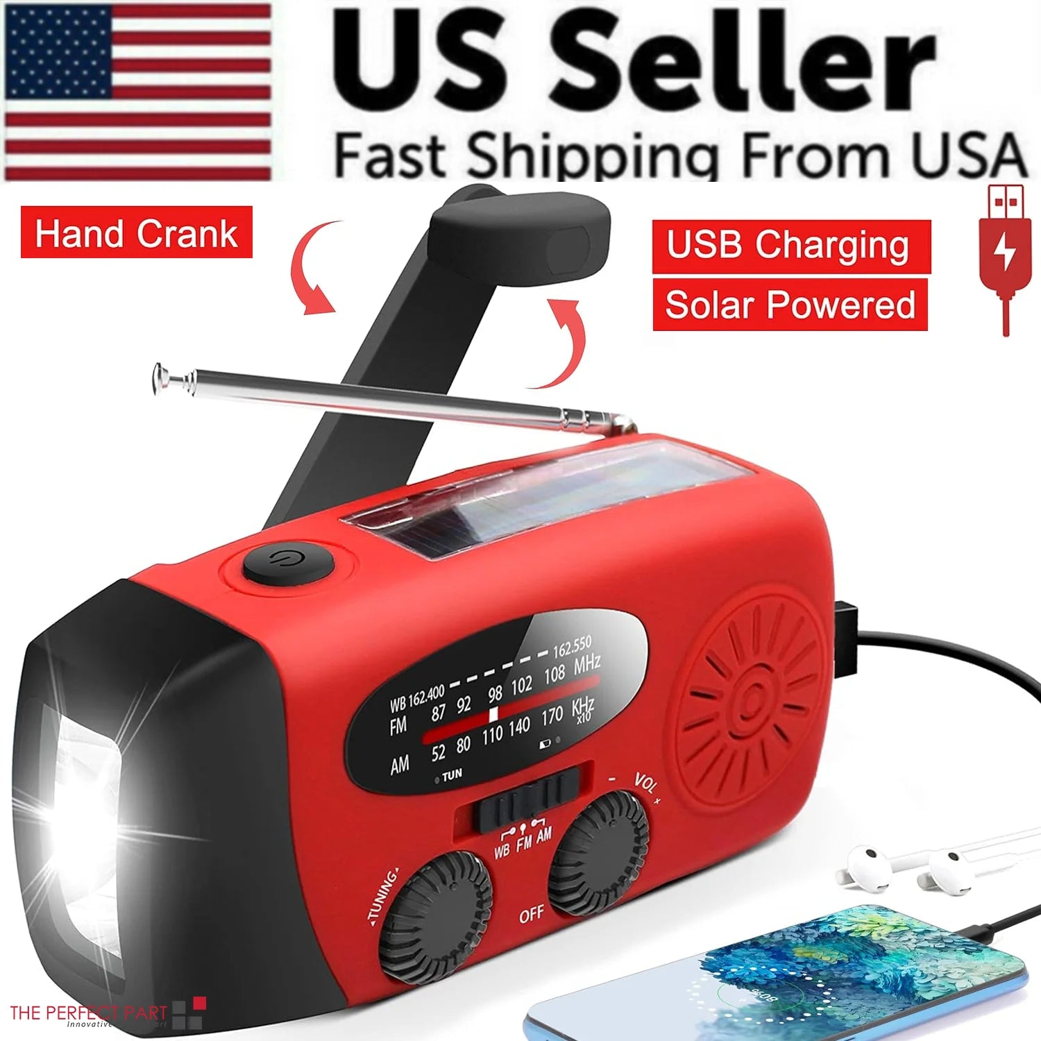 Lifesaver Solar Hand Crank Radio