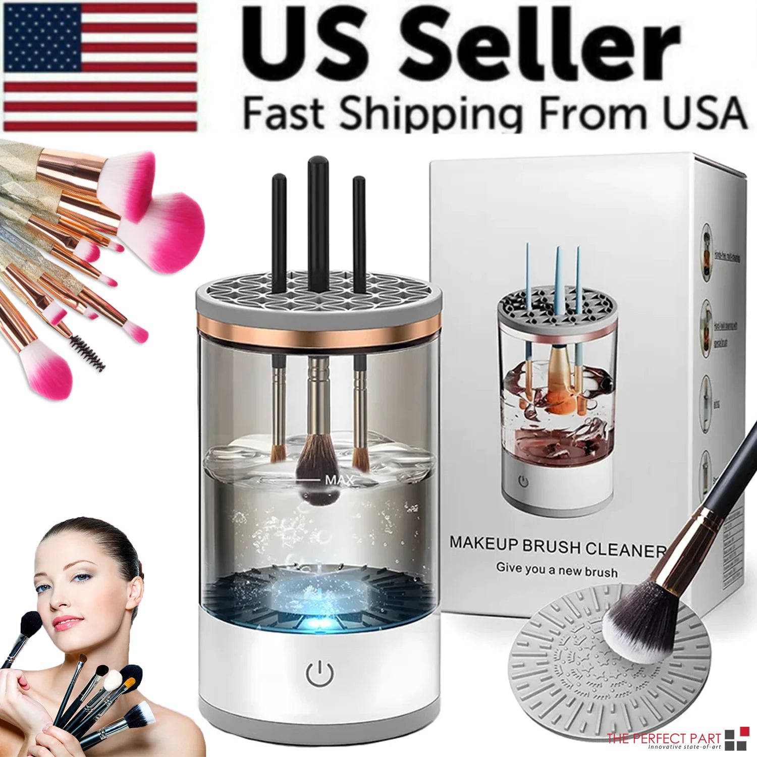 QuickClean Makeup Brush Enhancer