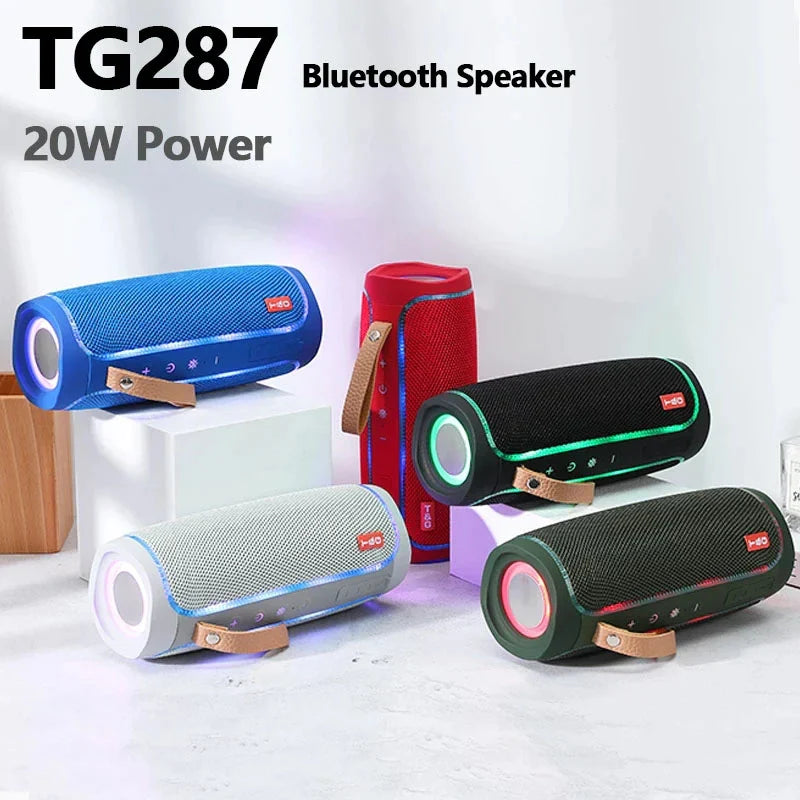 Loud Portable Bluetooth Speaker with USB/TF/FM Radio