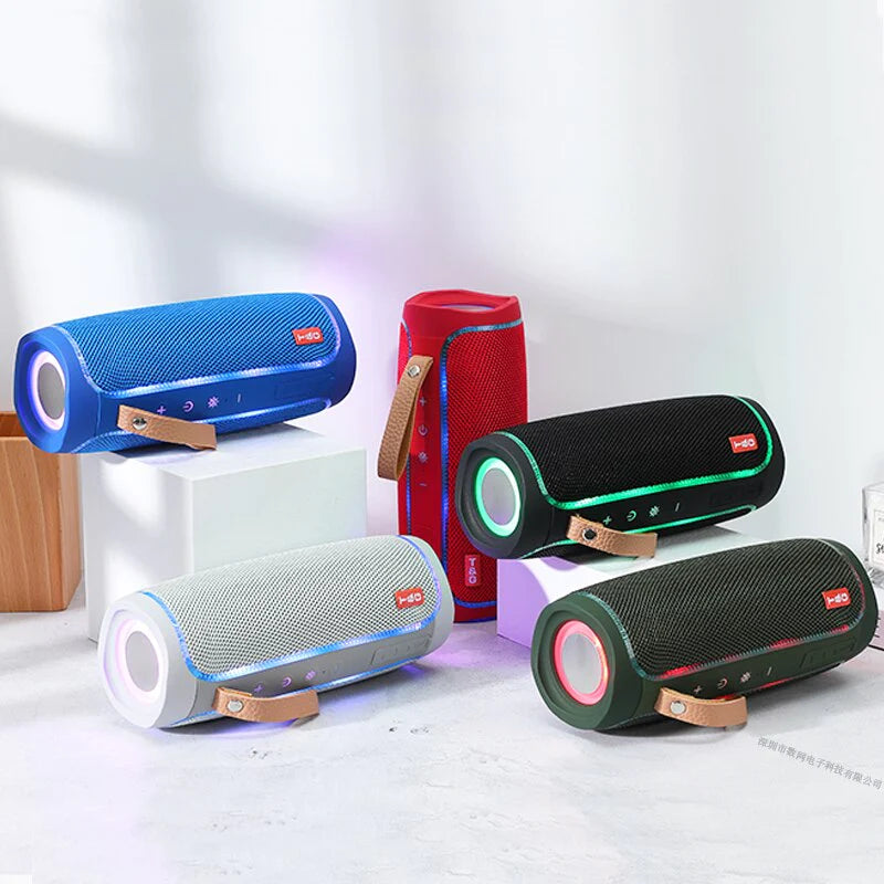 Loud Portable Bluetooth Speaker with USB/TF/FM Radio