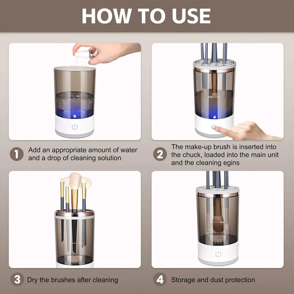QuickClean Makeup Brush Enhancer