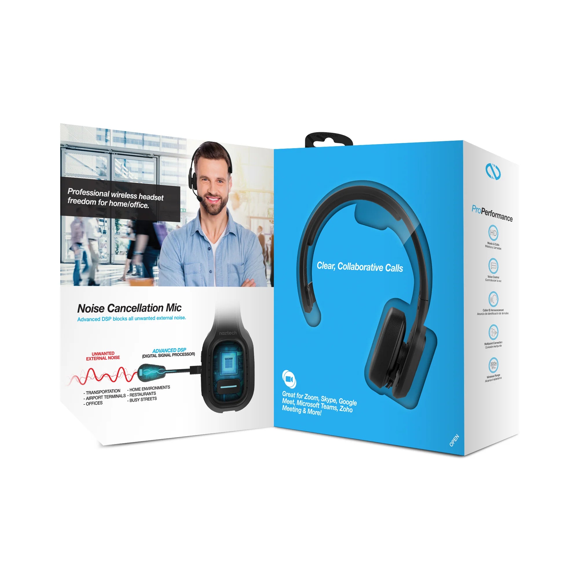 Naztech NXT-700 Xtreme Noise Cancelling Headset