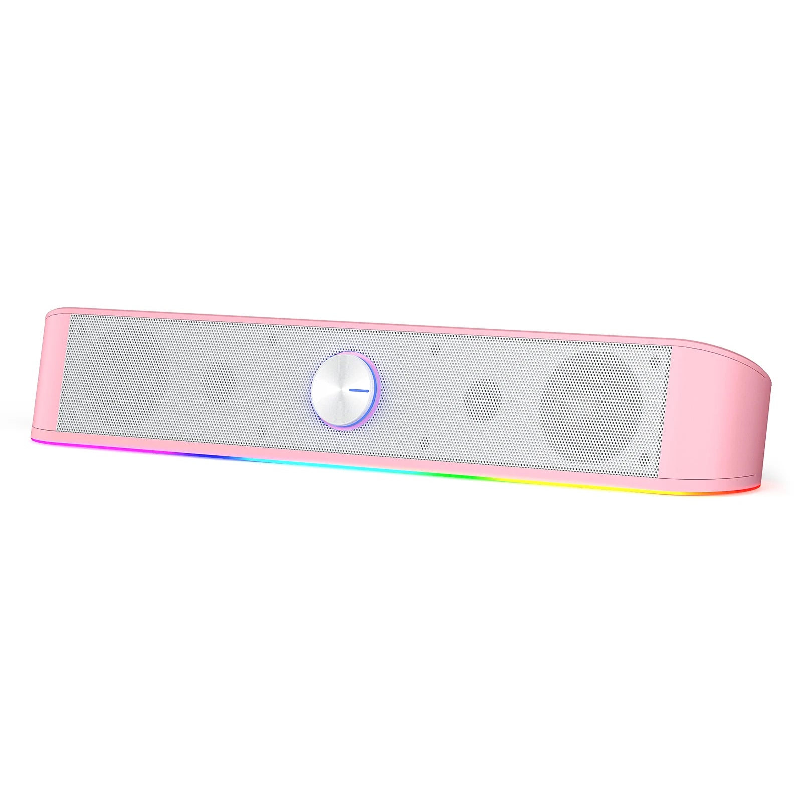 GS560 RGB Desktop Soundbar, 2.0 Channel Computer Speaker with Dynamic RGB Audio