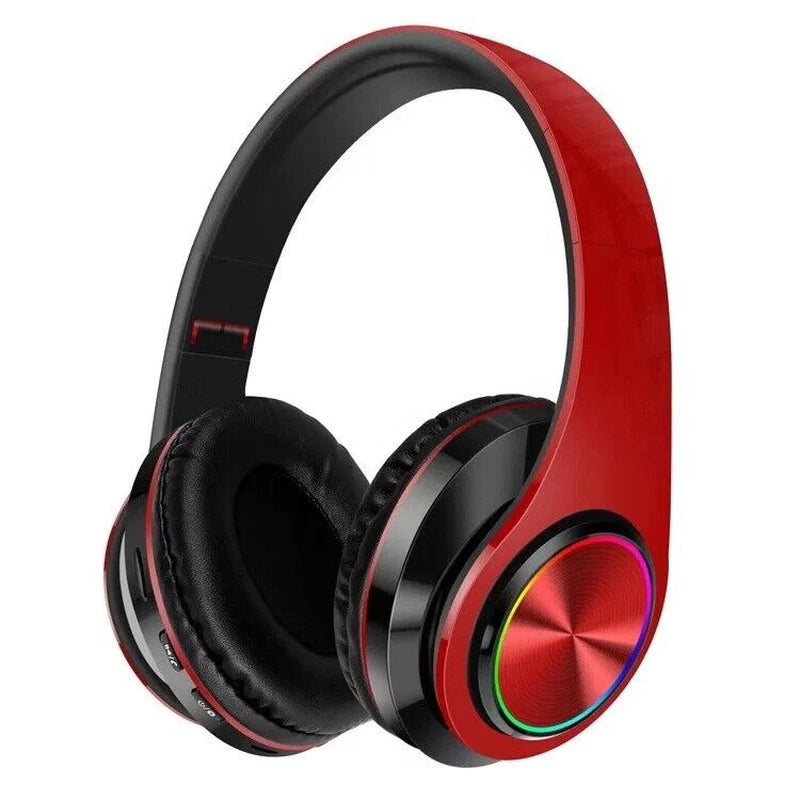 Super Bass Designed Wireless Bluetooth Foldable Headphones with Mic