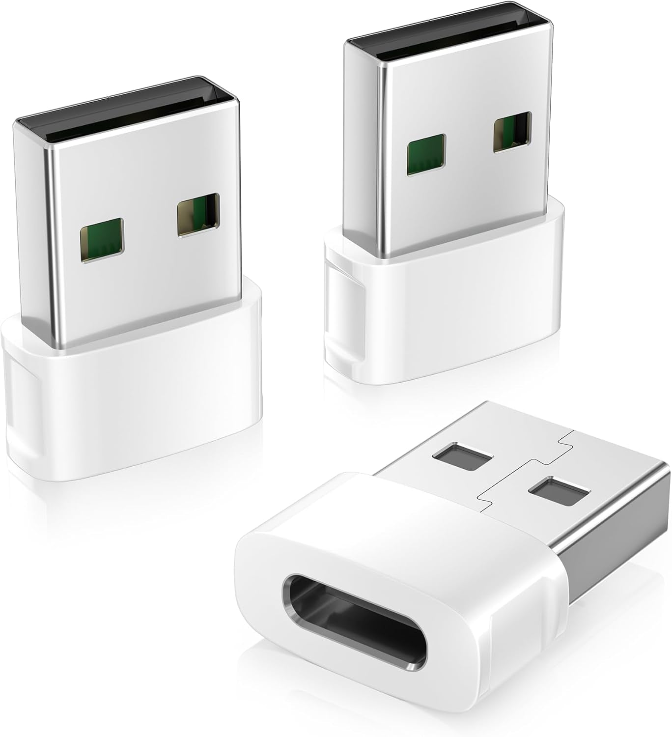 for Iphone 17 16 Pro Max Car Charger Adapter 3Pack,Usb Male to USB Type C Female Cable Converter for New Apple Air 16E 15 14 Plus,Iwatch 11 10,Airpods 4/Pro 3,Ipad Mini 7,Samsung Galaxy S25