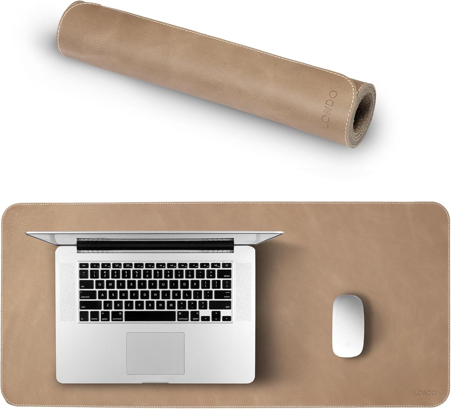 Top Grain Leather Extended Mouse Pad – Large Desk Mat for Office & Gaming, Smooth Writing Surface, Non-Slip Base, Durable & Stylish Workspace Accessory
