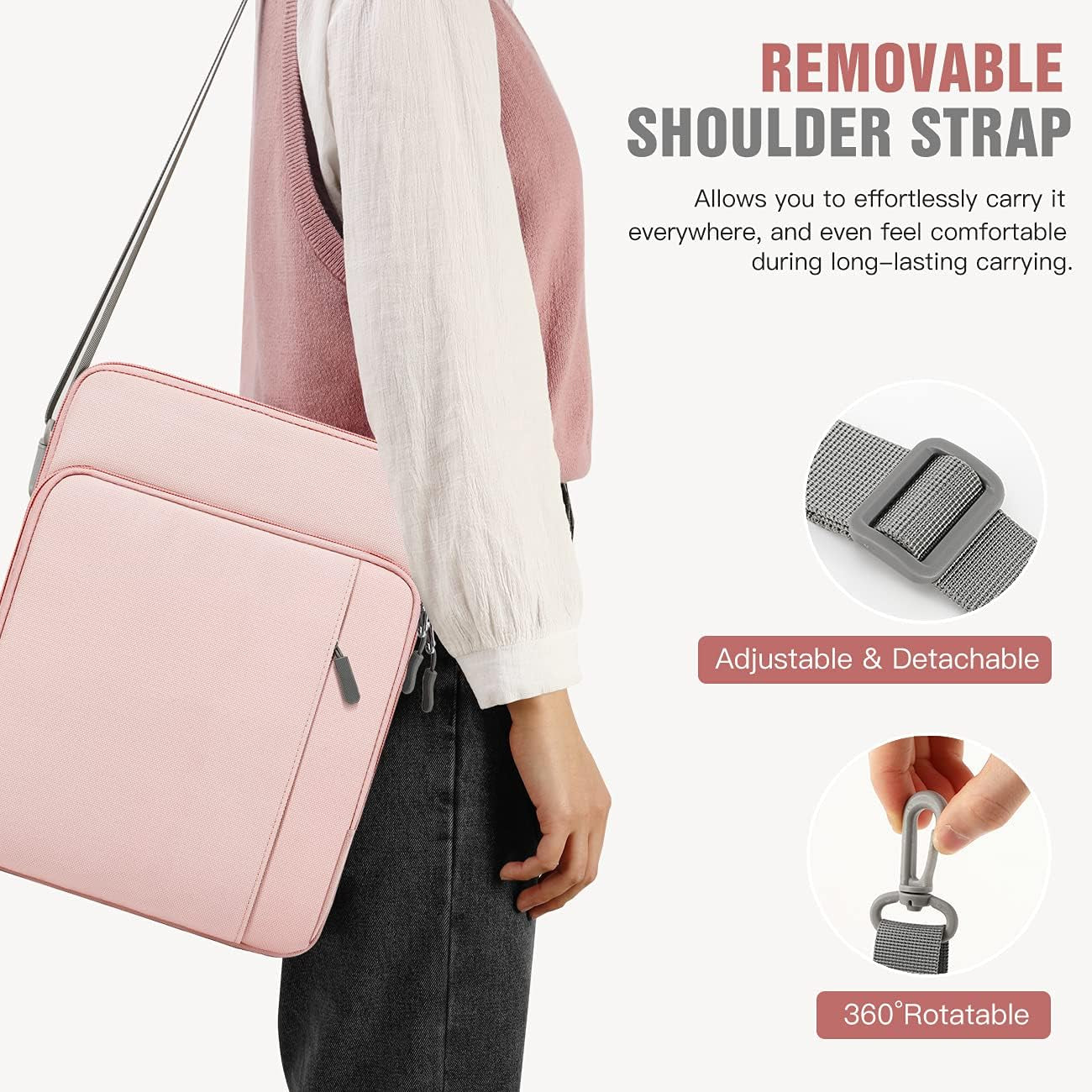 13.3-14 Inch Laptop Sleeve Carrying Bag for Surface Pro 9/8/X, Macbook Air 2022-2018, Macbook Pro M2 14