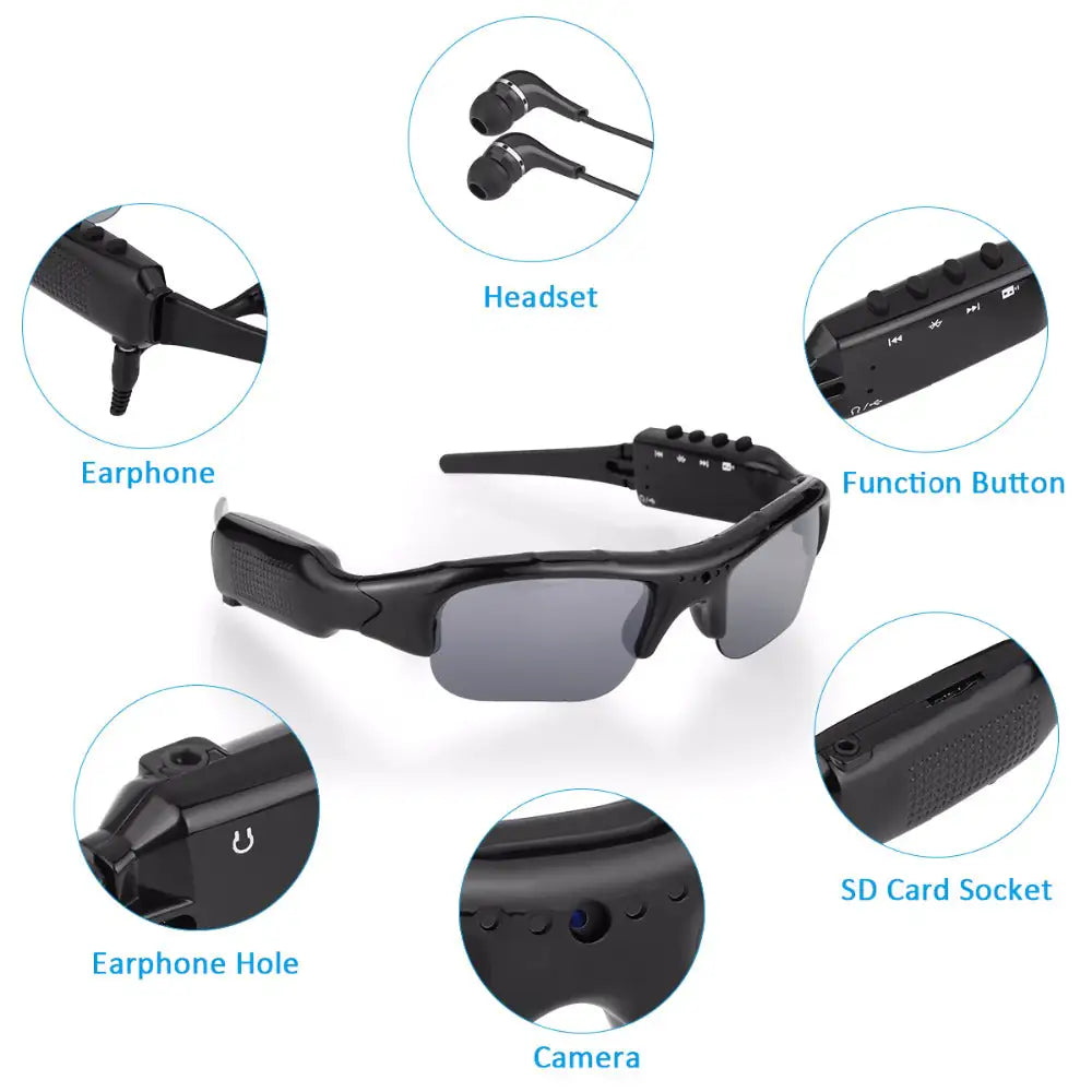 ActionCam Sunglasses with MP3