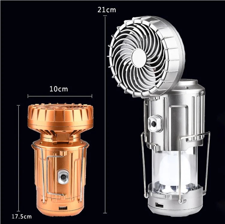 EcoBright Camping Fan Lantern
