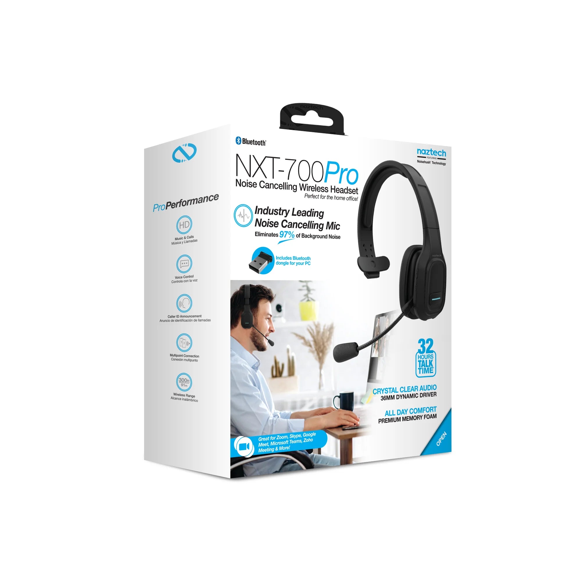 Naztech NXT-700 Xtreme Noise Cancelling Headset