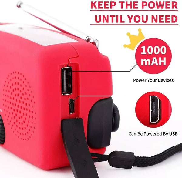 Lifesaver Solar Hand Crank Radio