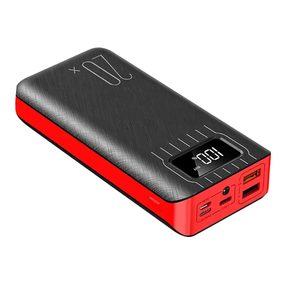 20K Dual-Port Power Bank with LED Light